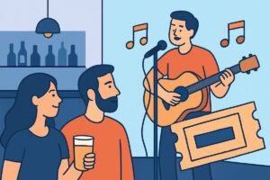 Livemusiikkibaari – keikkaillat ja lipun hinnoittelu