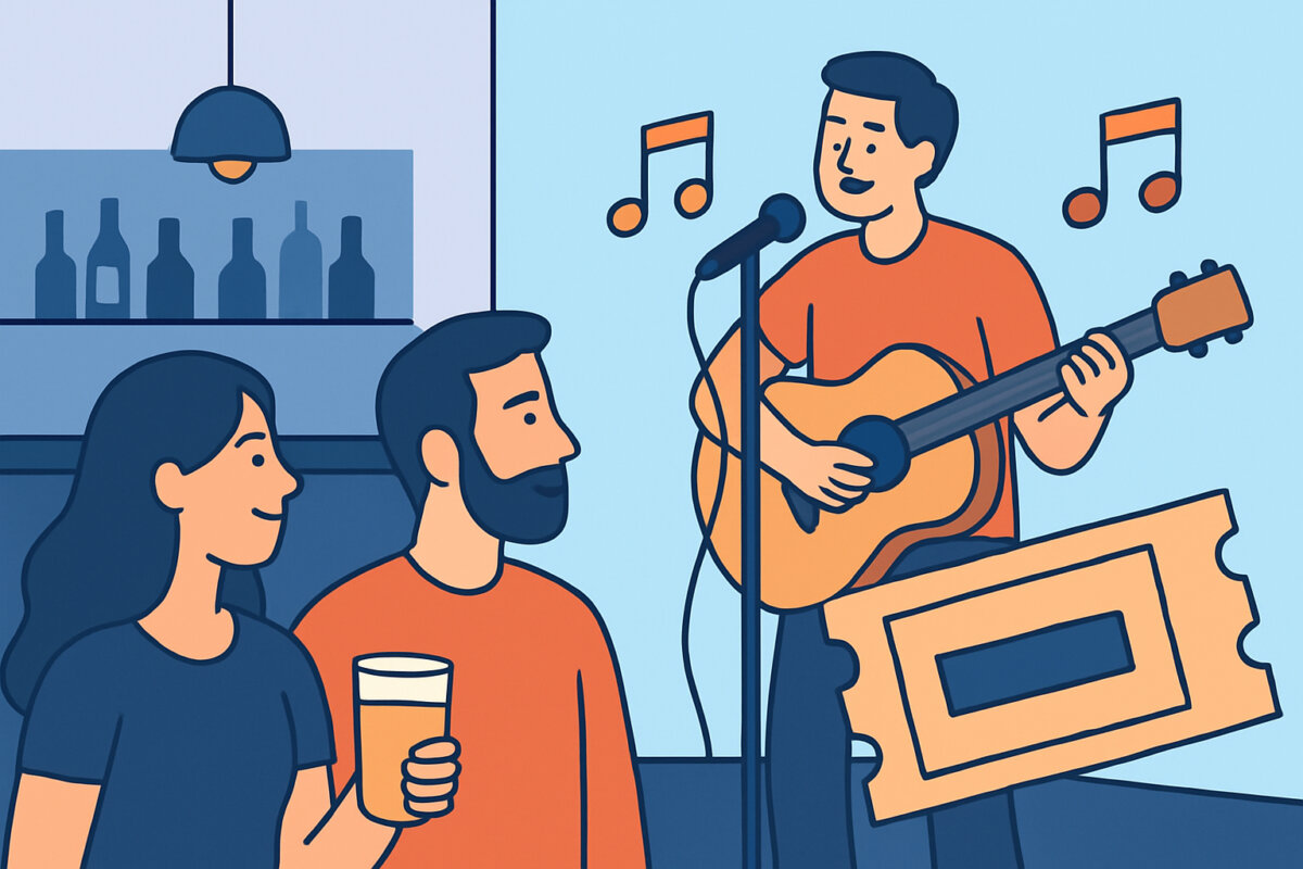 Livemusiikkibaari – keikkaillat ja lipun hinnoittelu